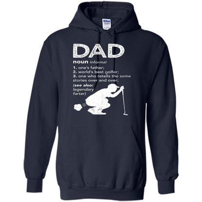 Father's Day T-shirt Funny Dad Definition Navy
