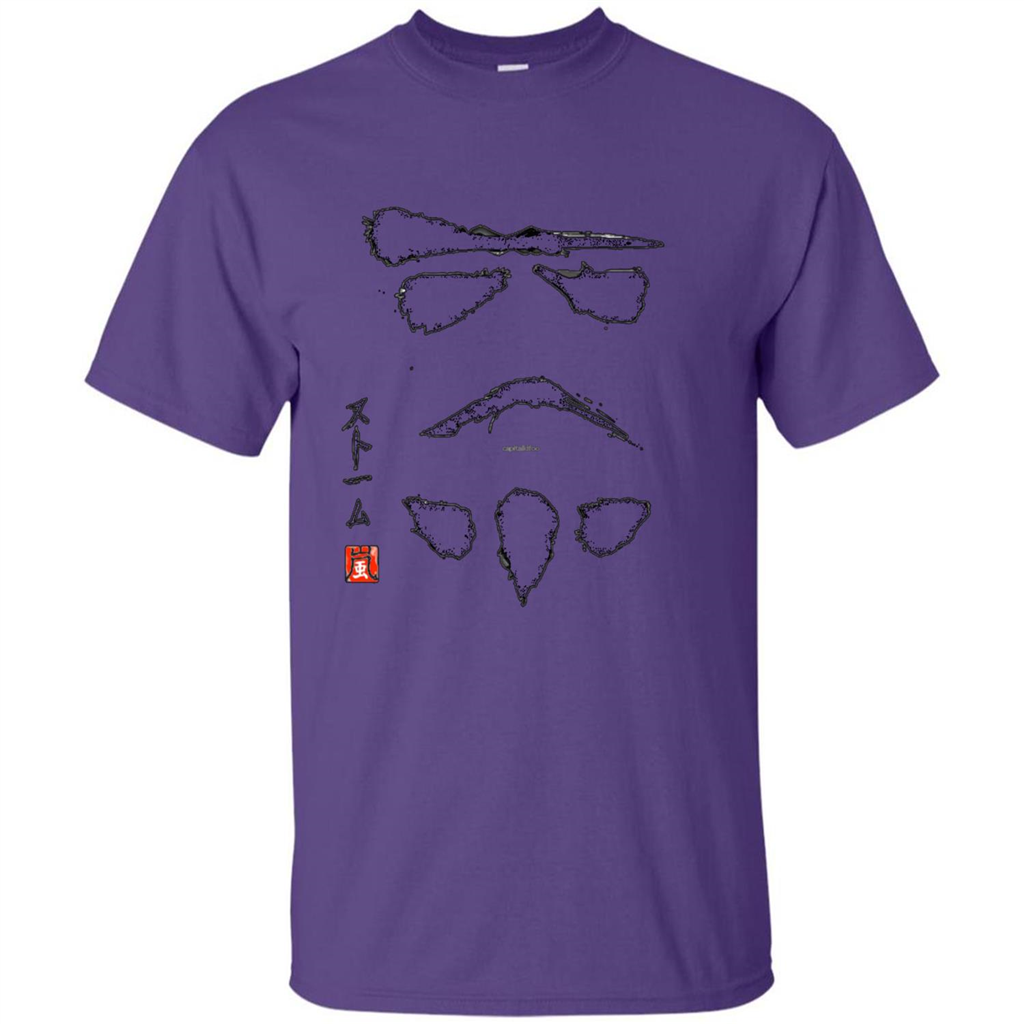 Movie T-shirt Droid Minimalistic Painting Purple