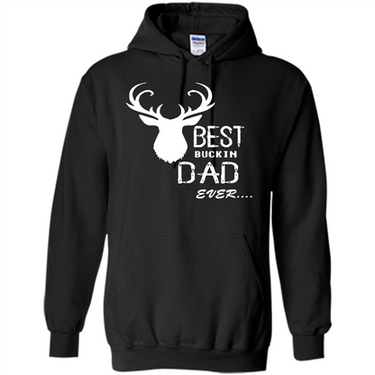 Fathers Day T-shirt Best Buckin Dad Ever Black