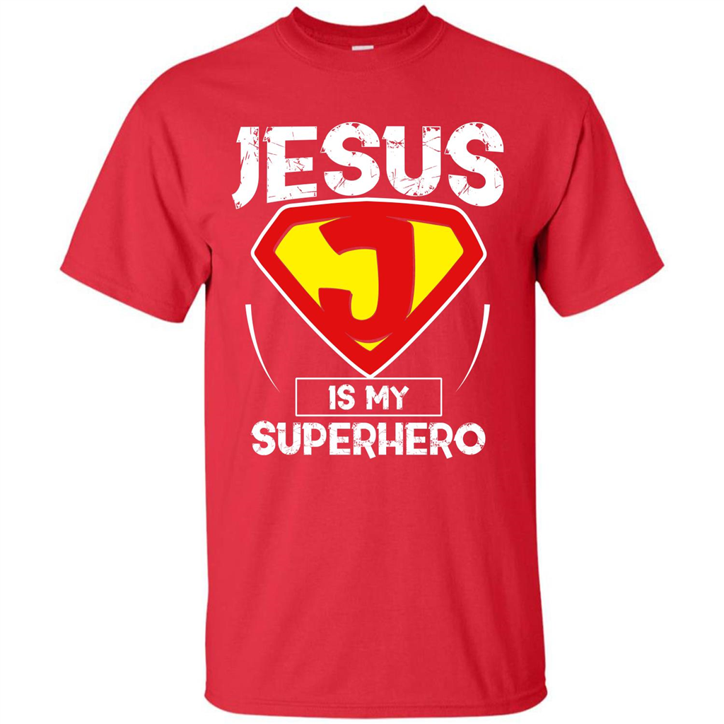 Christian T-shirt Jesus Is My Superhero T-shirt