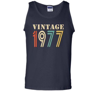 Vintage 1977 - 40th birthday gift shirt t-shirt Navy