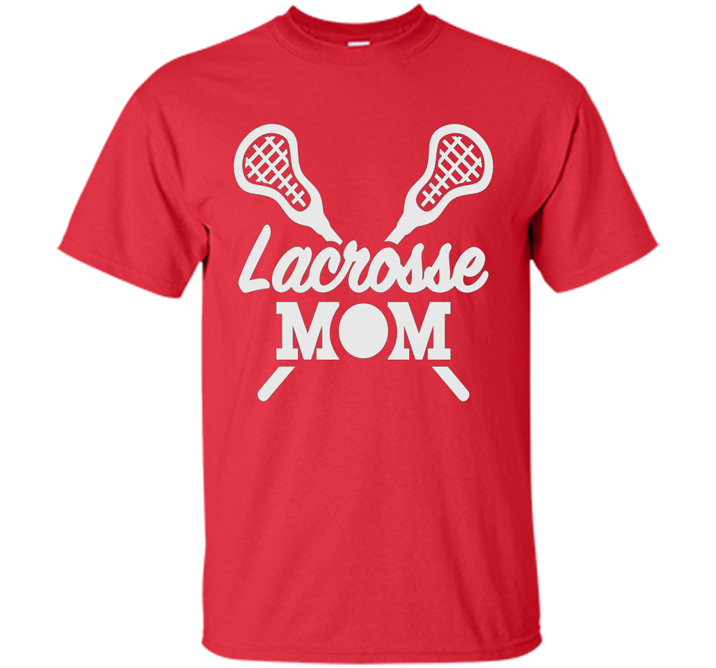 Lacrosse Mom T Shirt cool shirt Red
