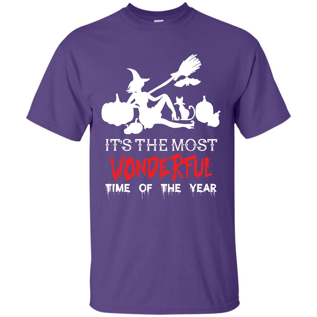 Halloween T-shirt It’s The Most Wonderful Time Of The Year Purple