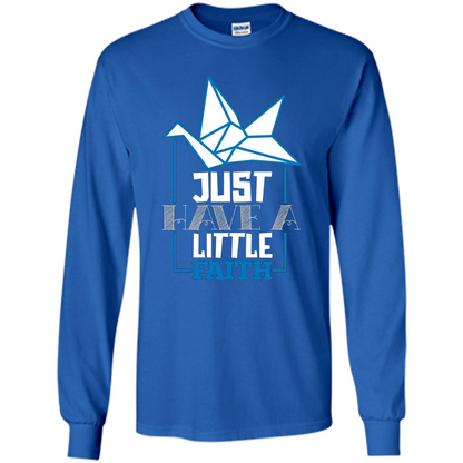 Movie Lover Shirt Just Have A Little Faith T-shirt Royal