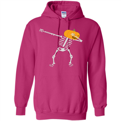 Dabbing Skeleton T-shirt Pumpkin Heat Dabbing Skeleton Heliconia