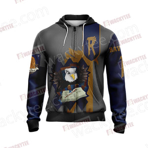 Harry Potter - Ravenclaw House New Wackystyle Unisex Zip Up Hoodie