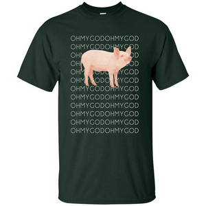 Oh My God Pig T-shirt Cute Pig T-shirt