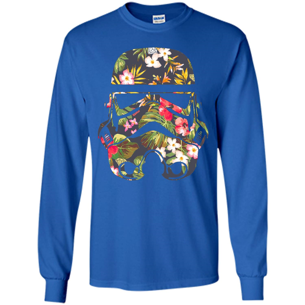Tropical Stormtrooper Graphic T-Shirt Royal