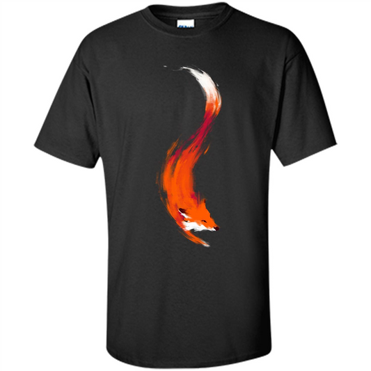 The Quick Orange-Red Fox T-shirt Black