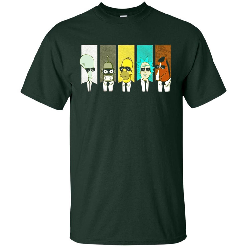 Form Into Rick And Go To The Morty T-shirt Forest Green
