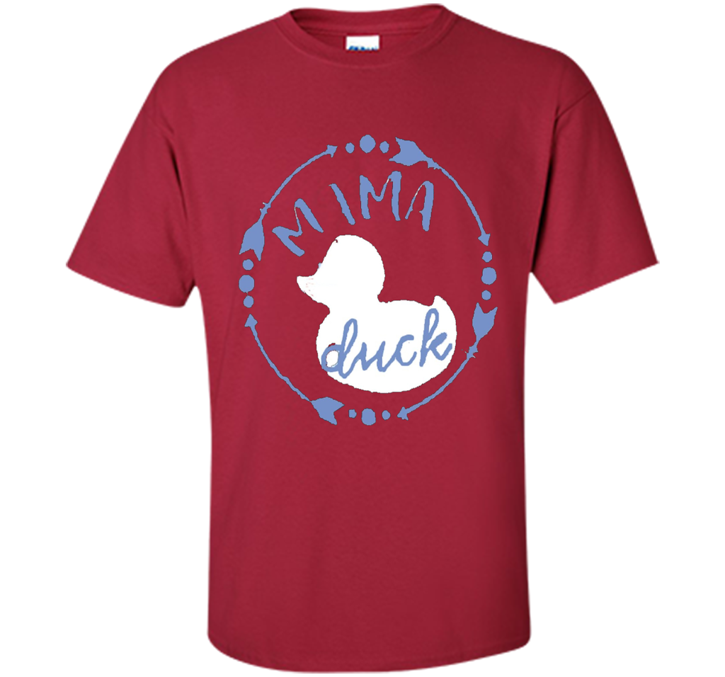 Women's Mama Duck TShirt, Mama Duck Plaid Shirt, Matching Fa shirt Cardinal