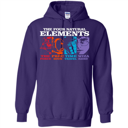 Movie T-shirt The Four Natural Elements T-shirt Purple