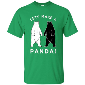 Funny Panda T-shirt Lets Make A Panda T-Shirt