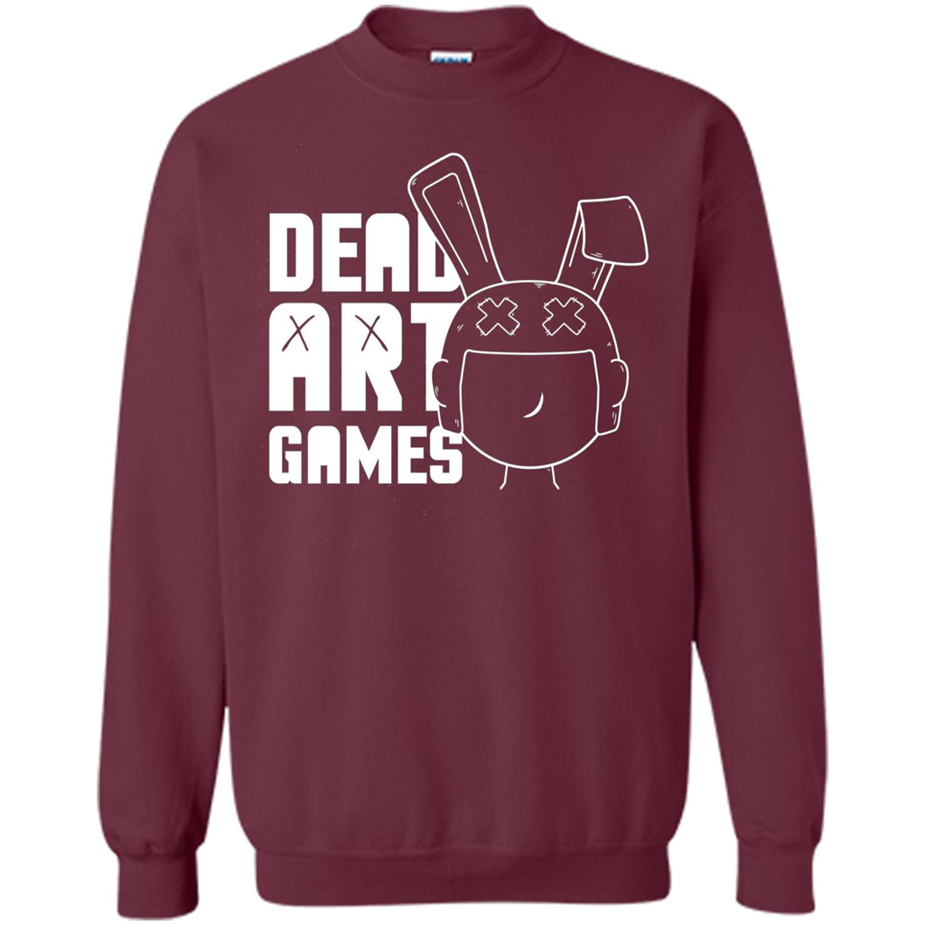 Dead Art Games T-shirt Maroon
