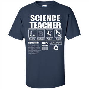 Science Teacher T-shirt Science Teacher Facts T-shirt