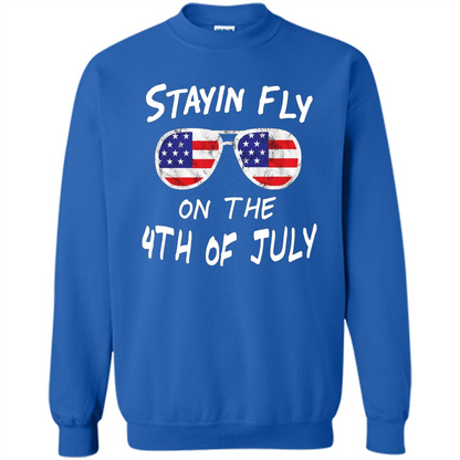 Independence Day T-shirt Stayin Fly On The 4th Of July Royal