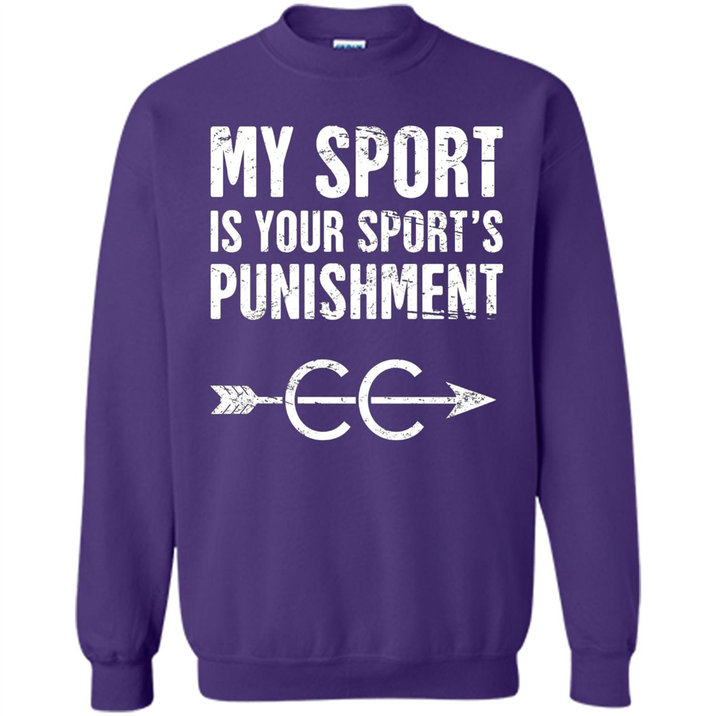 My Sport Is Your Sport's Punishment T-shirt Purple