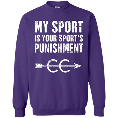 My Sport Is Your Sport's Punishment T-shirt Purple