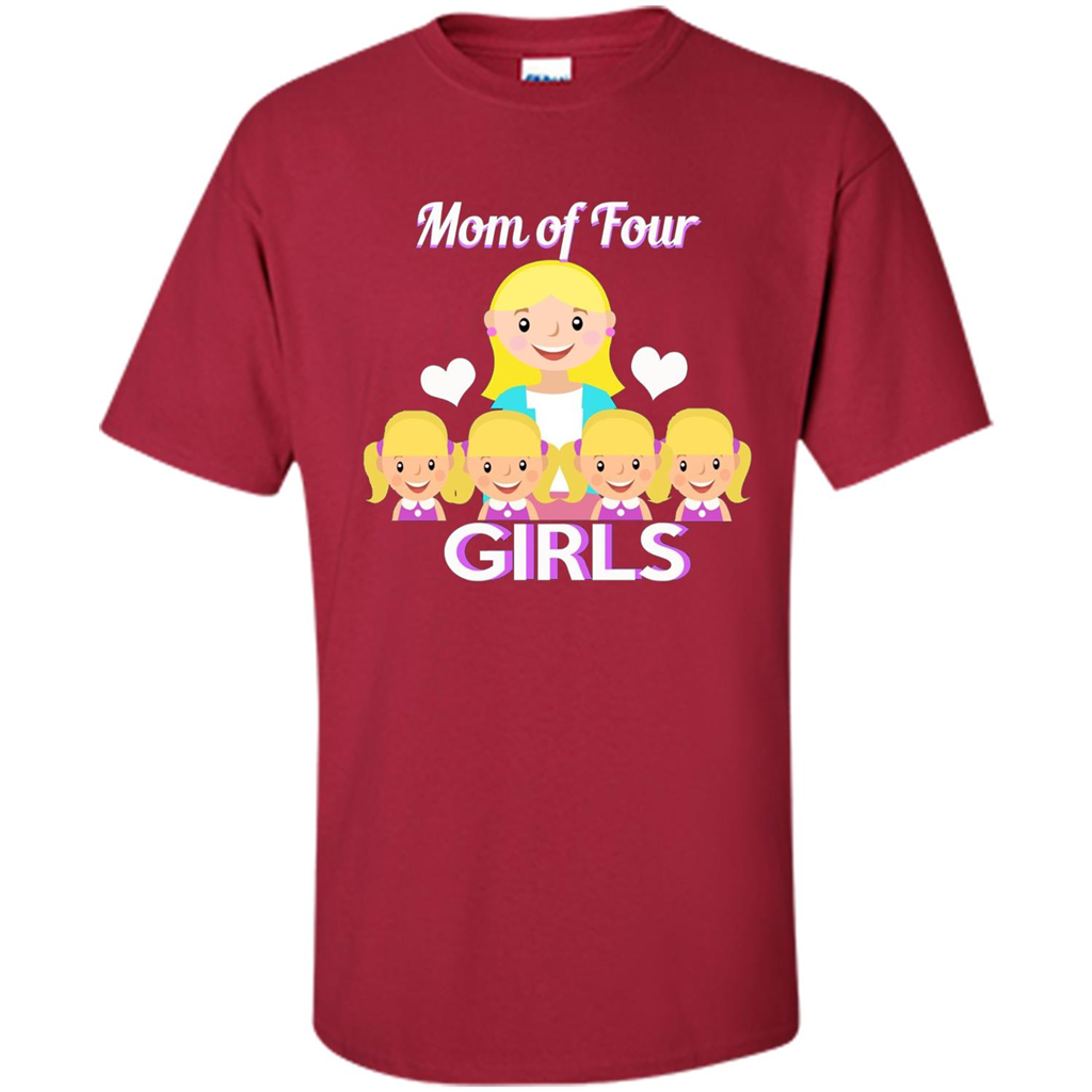 Mothers Day Gift from Daughter Mom Of Four Girls Cardinal