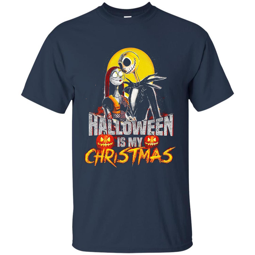 Halloween Is My Chirstmas T-shirt Navy