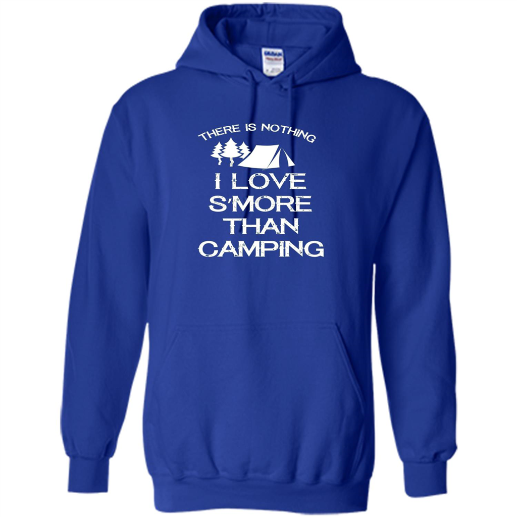 There is Nothing I Love S'more Than Camping T-shirt Royal
