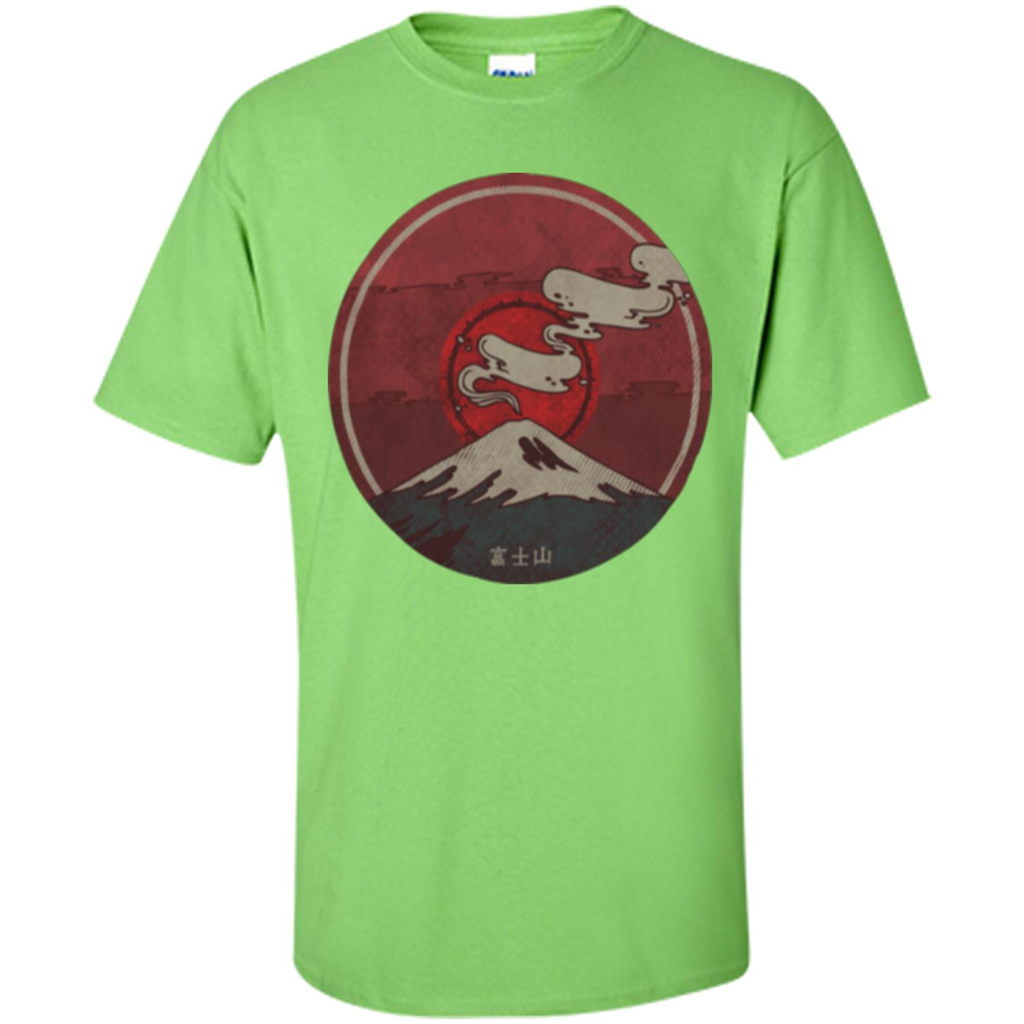 Mount Fuji T-shirt Lime