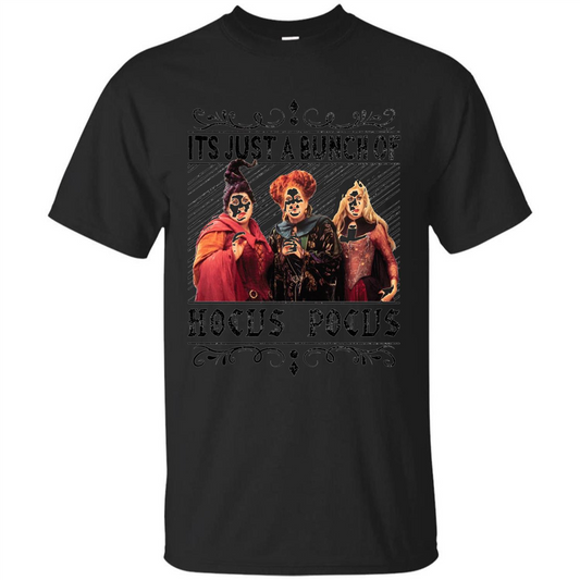 It'S Just A Bunch Of Hocus Pocus Halloween T-shirt Black