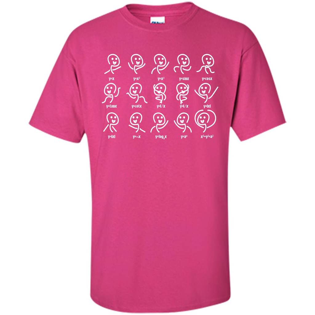 Math Lover T-shirt Algebra Dance Funny Graph Figures Math Equation Heliconia