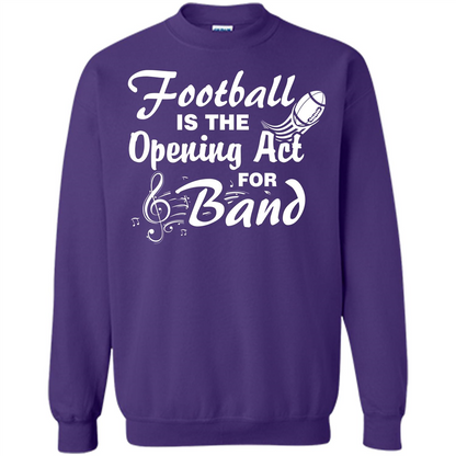 Football Is The Opening Act For Band T-shirt Purple