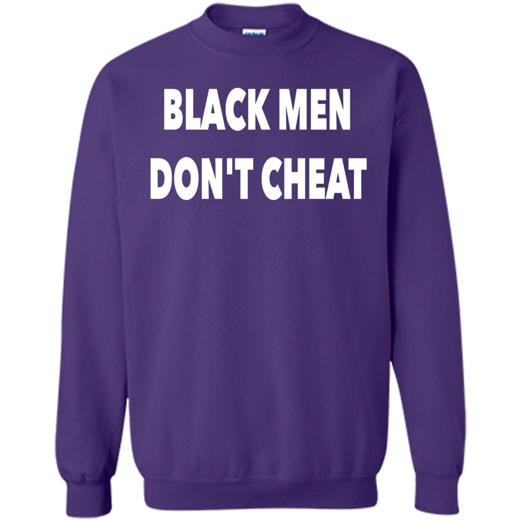 Black Men Dont Cheat T-shirt Purple