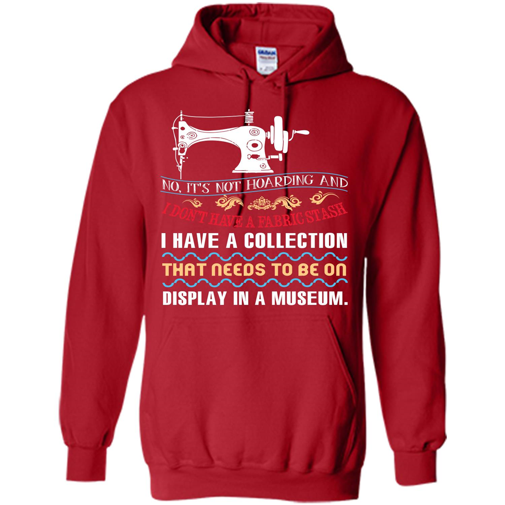 Sewing Machine T-shirt I Don’t Have A Fabric Stash T-shirt Red