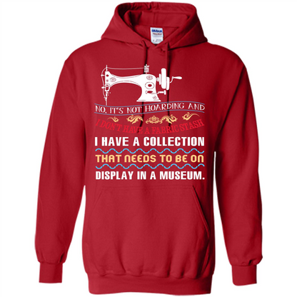 Sewing Machine T-shirt I Don’t Have A Fabric Stash T-shirt Red