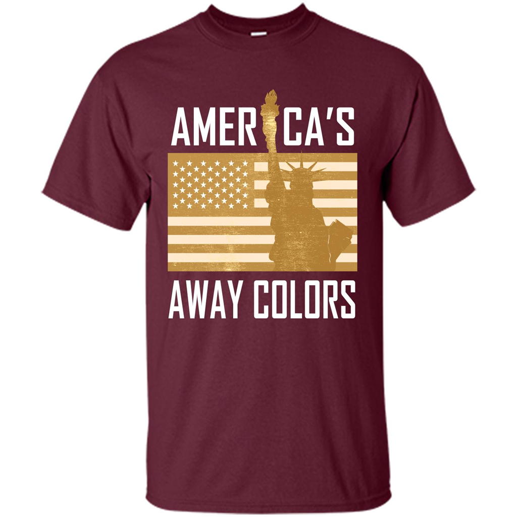 America's Away Colors T-shirt Maroon