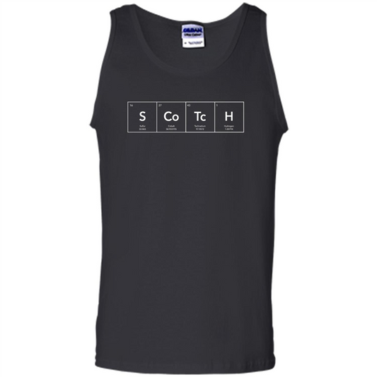 Scotch Periodic Table of Elements T-shirt Black
