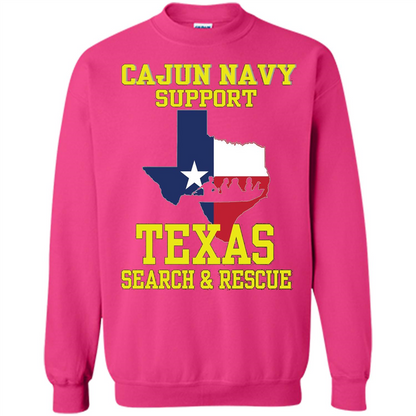 Cajun Navy Support Texas Search And Rescue T-shirt Heliconia