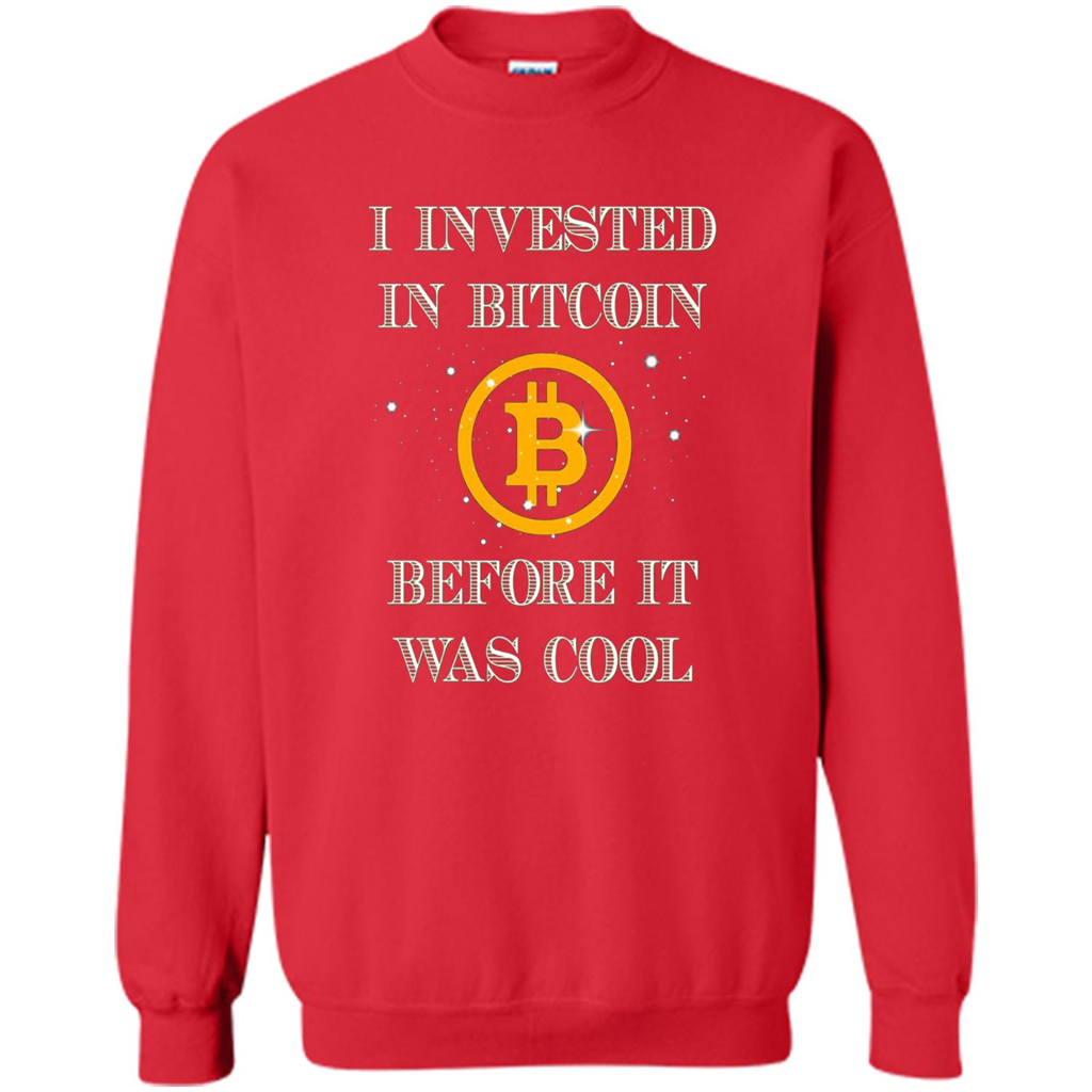 I Invested In Bitcoin Before It Was Cool T-shirt Red