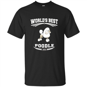 World's Best Poodle Dog T-shirt