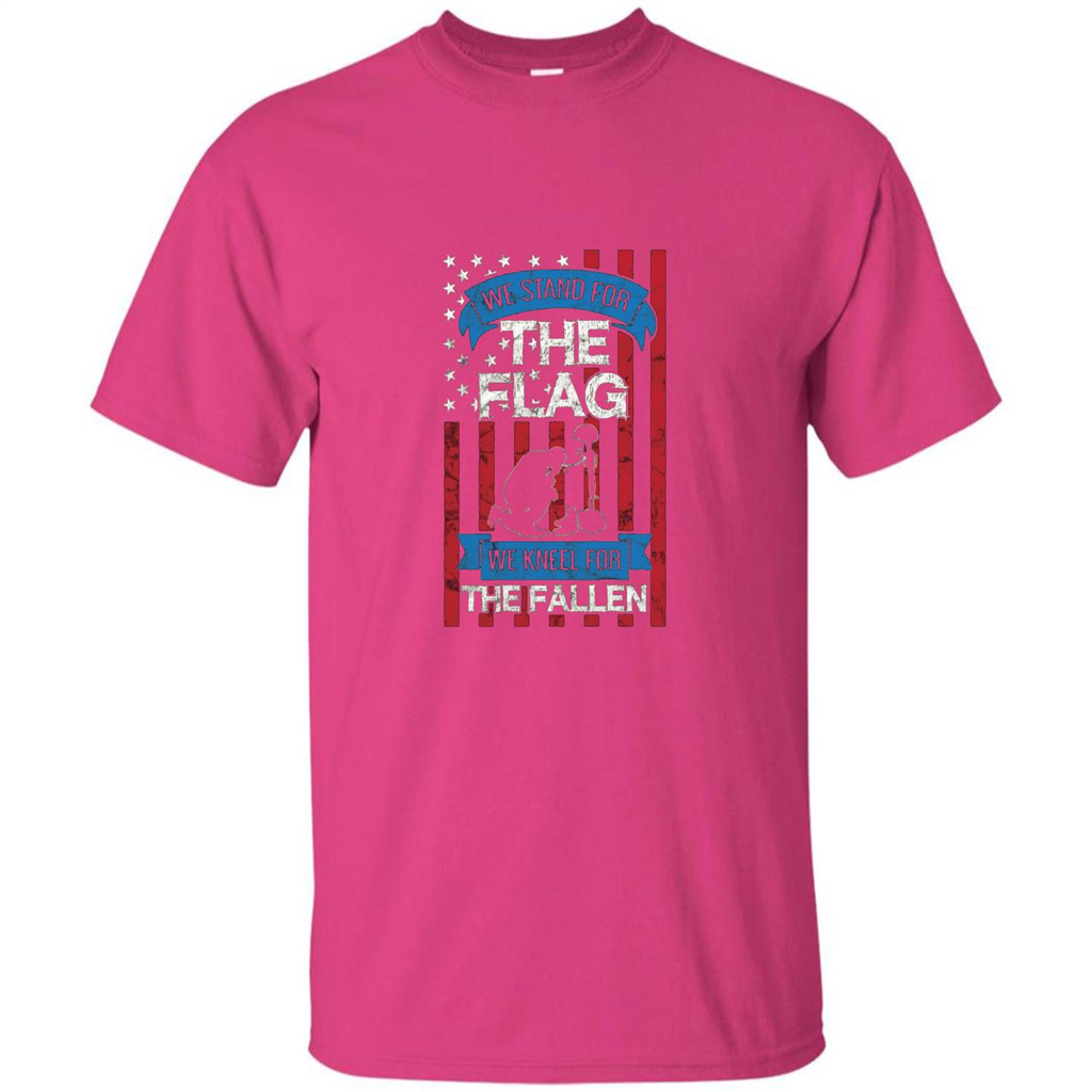 Patriotic T-shirt Stand for the Flag Kneel for the Fallen Heliconia