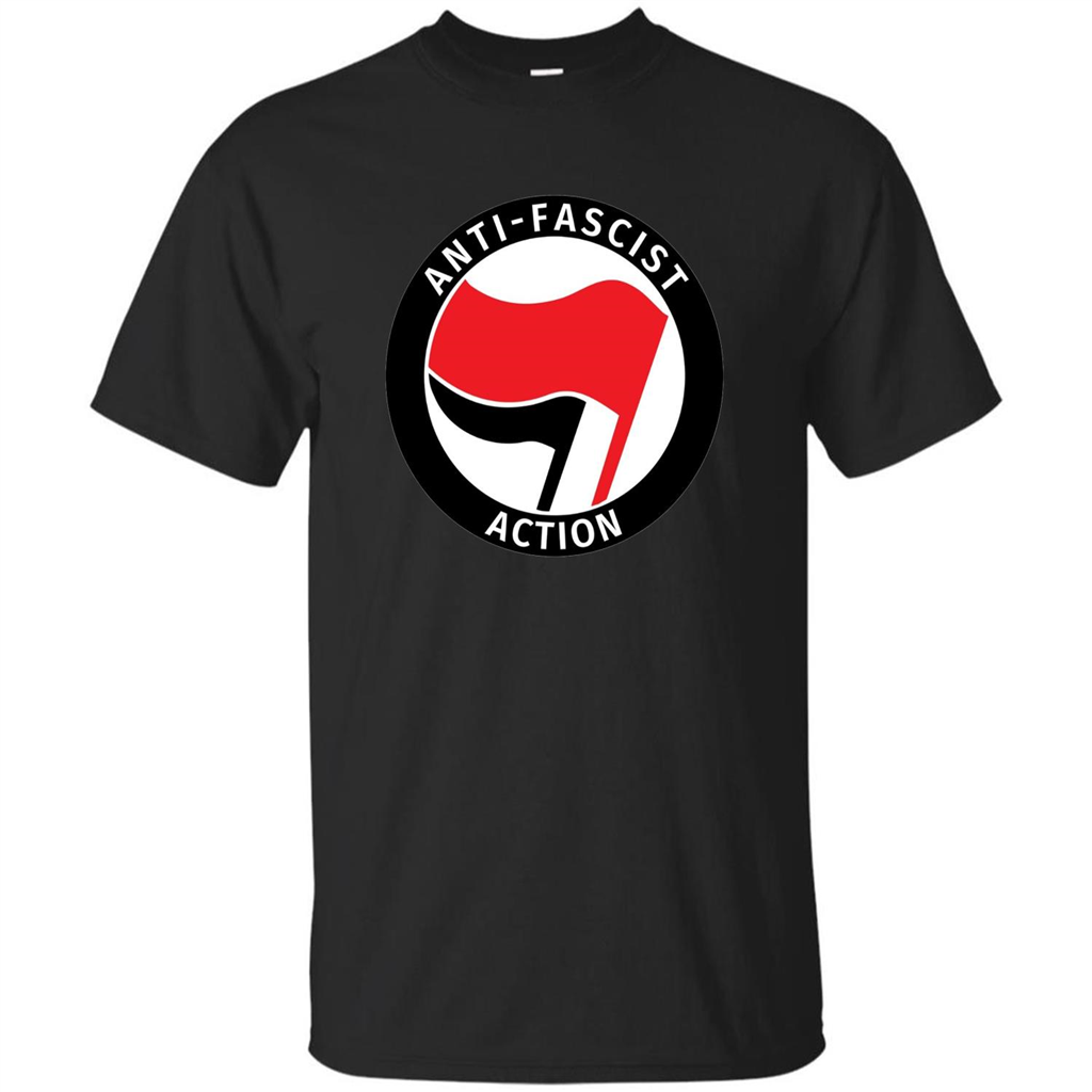 Anti - Fascist Action T-shirt Black