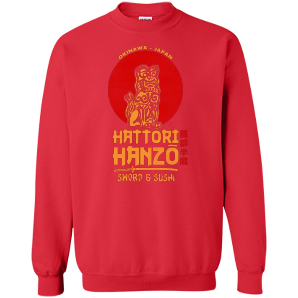 Hattori Hanzo Sword And Sushi T-shirt Red