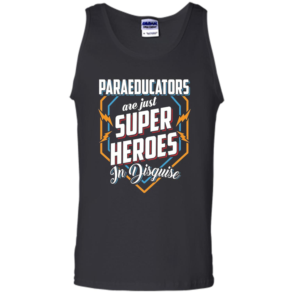 Paraeducators Are Super Heroes In Disguise T-shirt Black