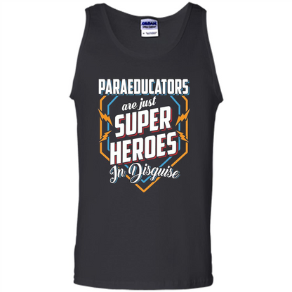 Paraeducators Are Super Heroes In Disguise T-shirt Black