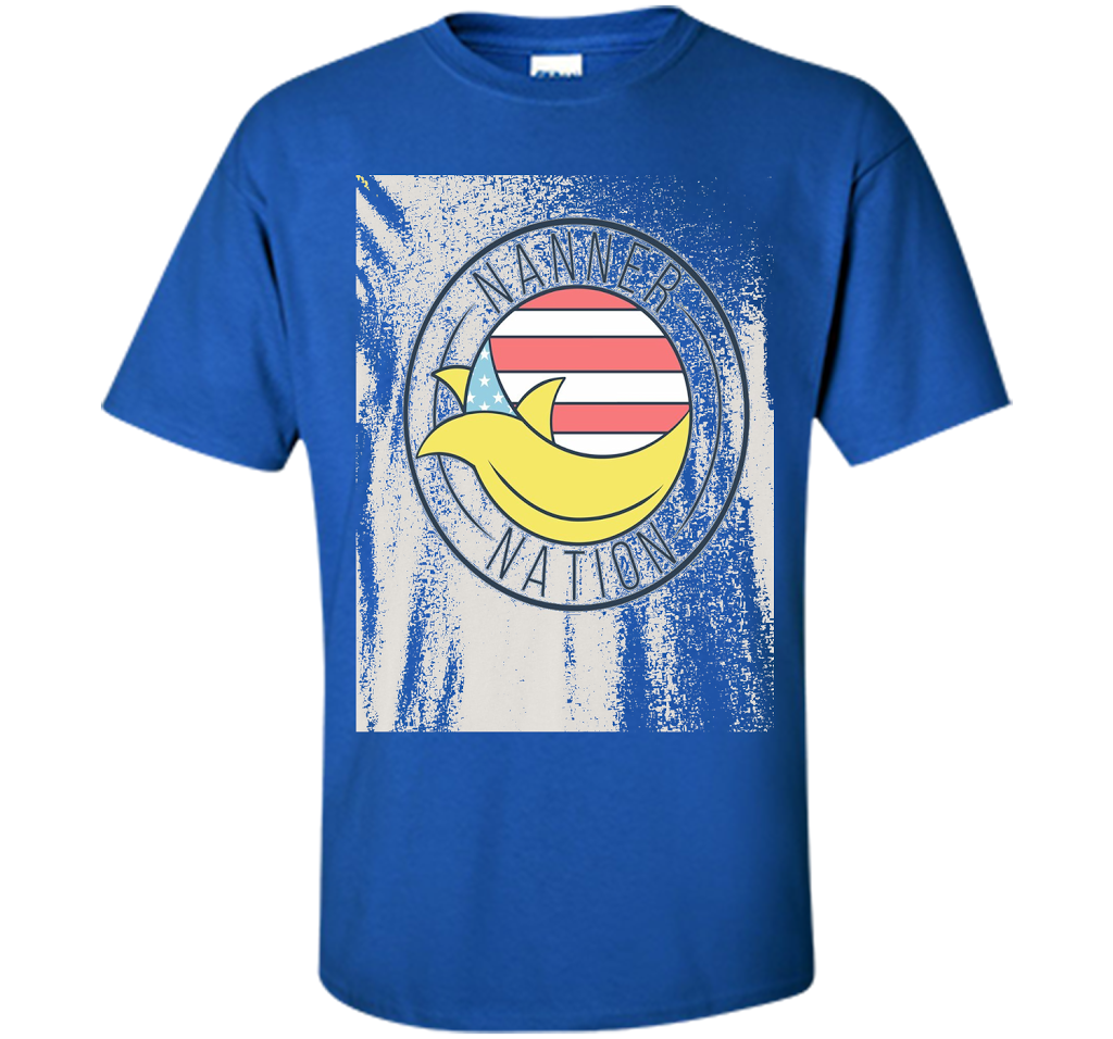 The Official Nanner Nation T-Shirt - Large Emblem shirt Royal