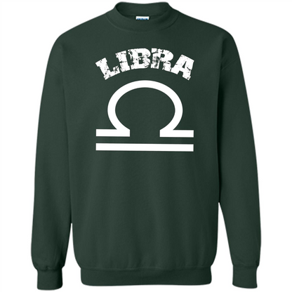 Libra T-shirt Libra Symbol Zodiac October Birthday T-shirt Forest Green