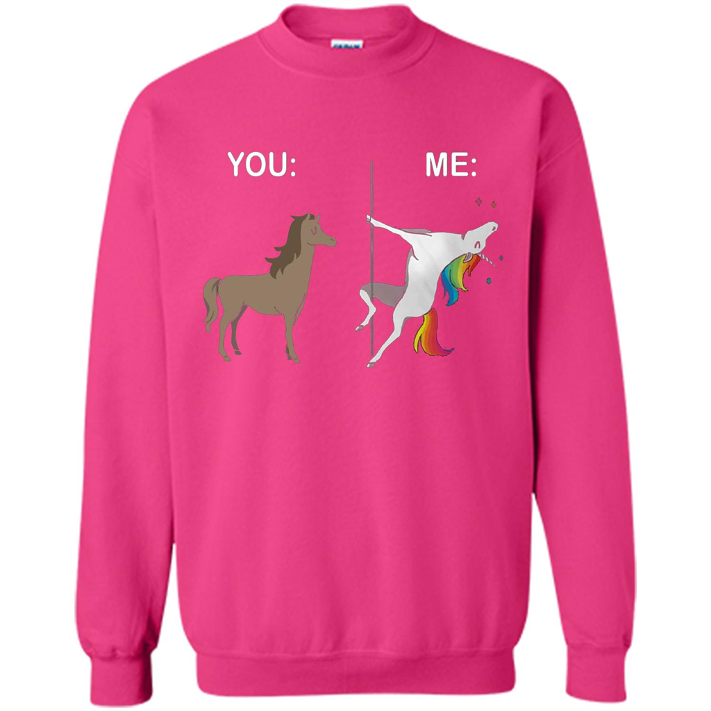 Cute Unicorn You And Me T-shirt Heliconia