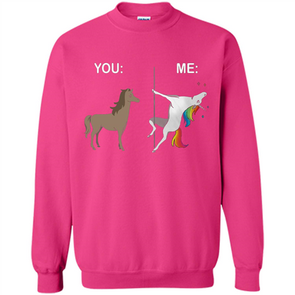 Cute Unicorn You And Me T-shirt Heliconia