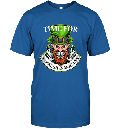 Time For Some Shenanigans Irish Shirt T-Shirt Royal