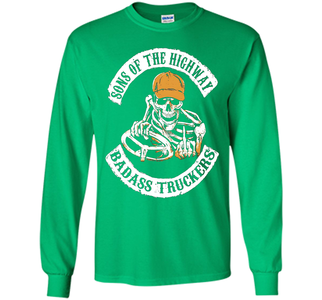 Truck Driver T-shirt Sons Of The Highway T-shirt Irish Green