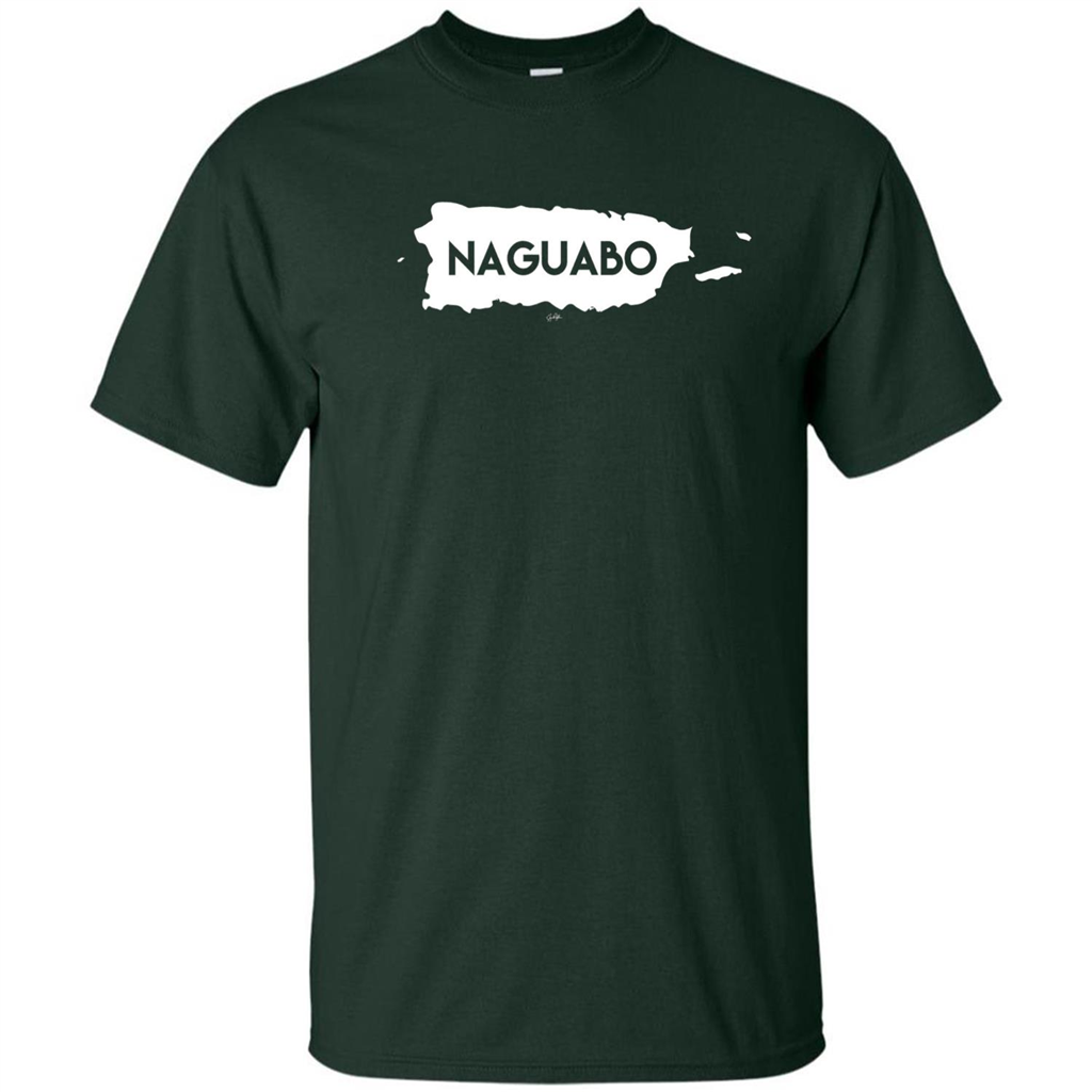 Naguabo Boricua Puerto Rican Jibaro Pride T-shirt Forest Green