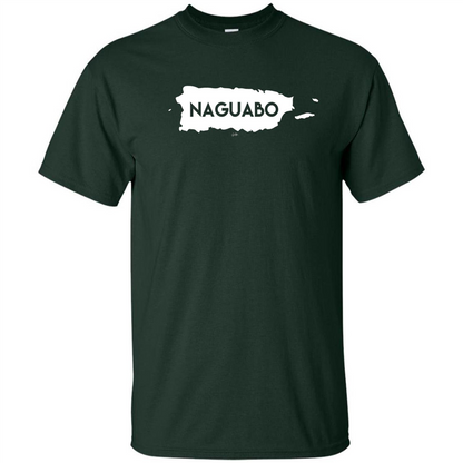 Naguabo Boricua Puerto Rican Jibaro Pride T-shirt Forest Green